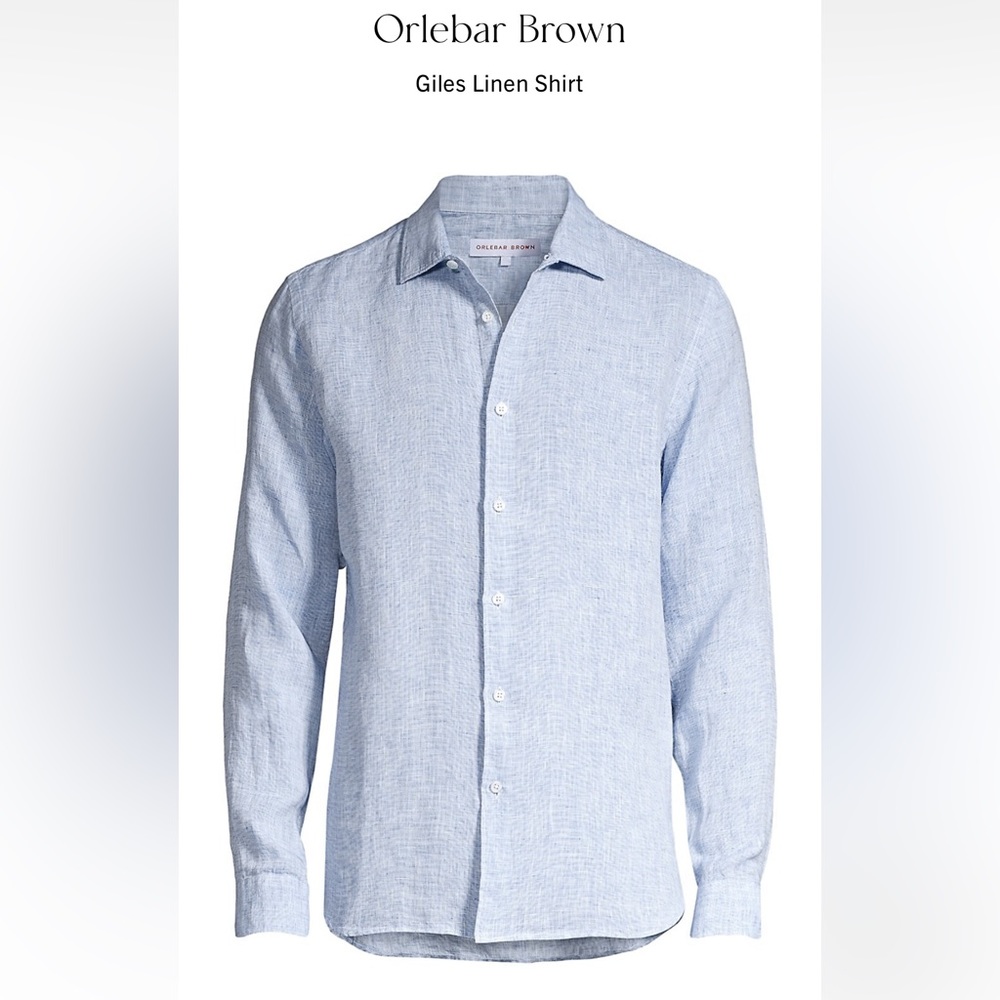 Men’s Orlebar Brown linen shirt